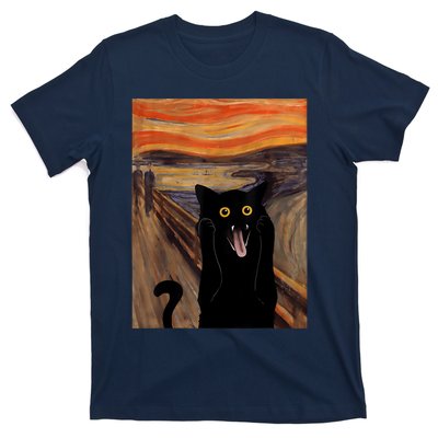 The Scream Picture Munch Cats Mice Parody T-Shirt