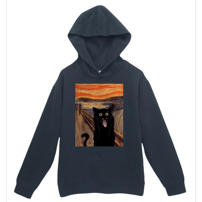 The Scream Picture Munch Cats Mice Parody Urban Pullover Hoodie