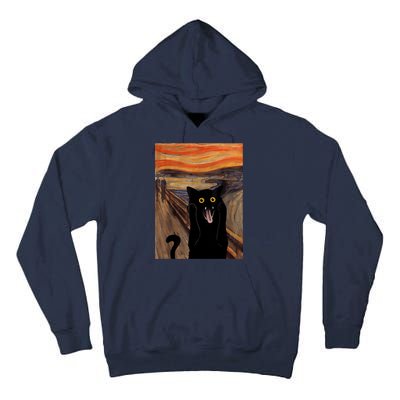 The Scream Picture Munch Cats Mice Parody Tall Hoodie