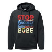 Trump Stop Project 2025 Look It Up YAll Performance Fleece Hoodie