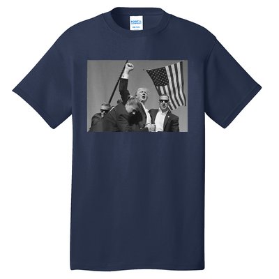 Trump Shot Pennsylvania 14th July Rally Shot Legend Usa 2024 Tall T-Shirt