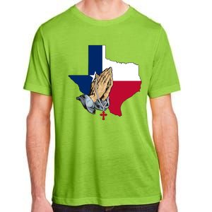 Texas Strong Pray For Uvalde Adult ChromaSoft Performance T-Shirt