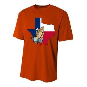 Texas Strong Pray For Uvalde Performance Sprint T-Shirt