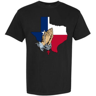 Texas Strong Pray For Uvalde Garment-Dyed Heavyweight T-Shirt