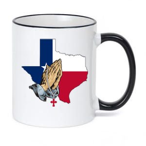 Texas Strong Pray For Uvalde 11oz Black Color Changing Mug