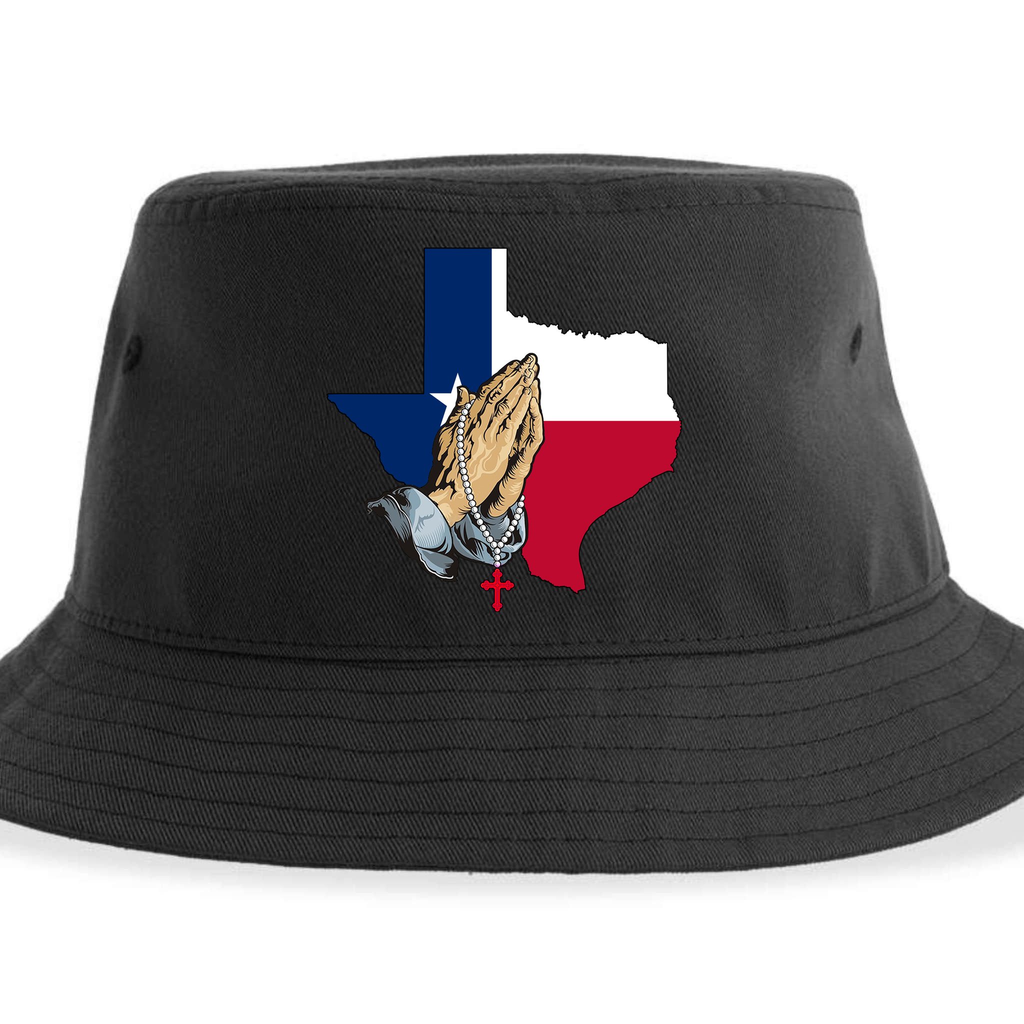 Texas Strong Pray For Uvalde Sustainable Bucket Hat