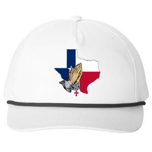 Texas Strong Pray For Uvalde Snapback Five-Panel Rope Hat