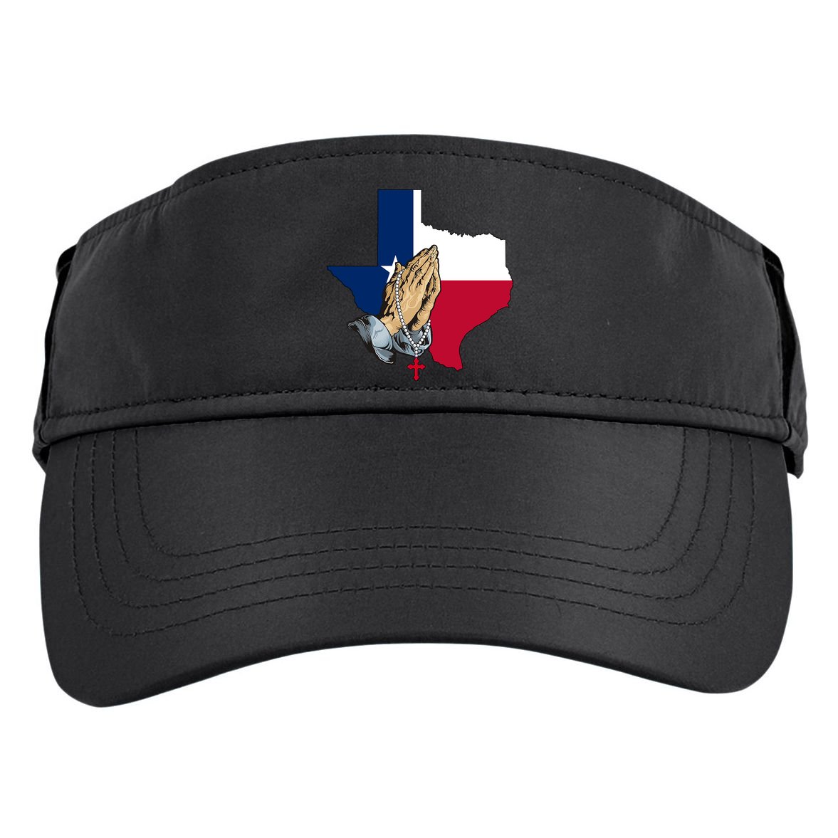 Texas Strong Pray For Uvalde Adult Drive Performance Visor
