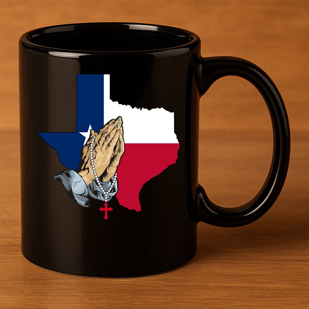 Texas Strong Pray For Uvalde 11oz C Handle Ceramic Mug