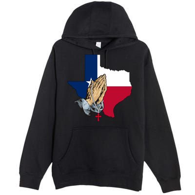 Texas Strong Pray For Uvalde Premium Pullover Hoodie