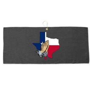 Texas Strong Pray For Uvalde Large Microfiber Waffle Golf Towel