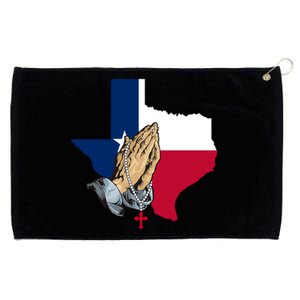 Texas Strong Pray For Uvalde Grommeted Golf Towel