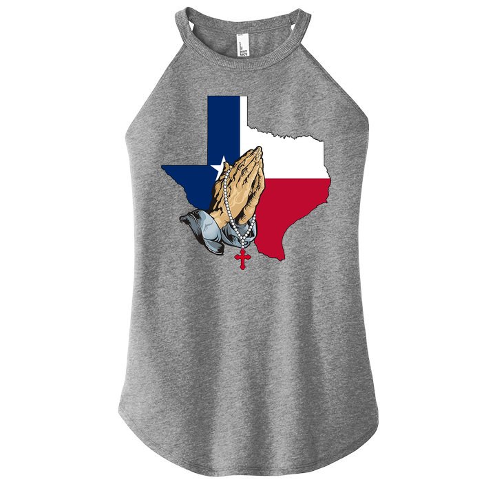 Texas Strong Pray For Uvalde Women's Perfect Tri Rocker Tank