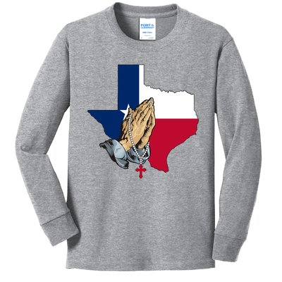 Texas Strong Pray For Uvalde Kids Long Sleeve Shirt