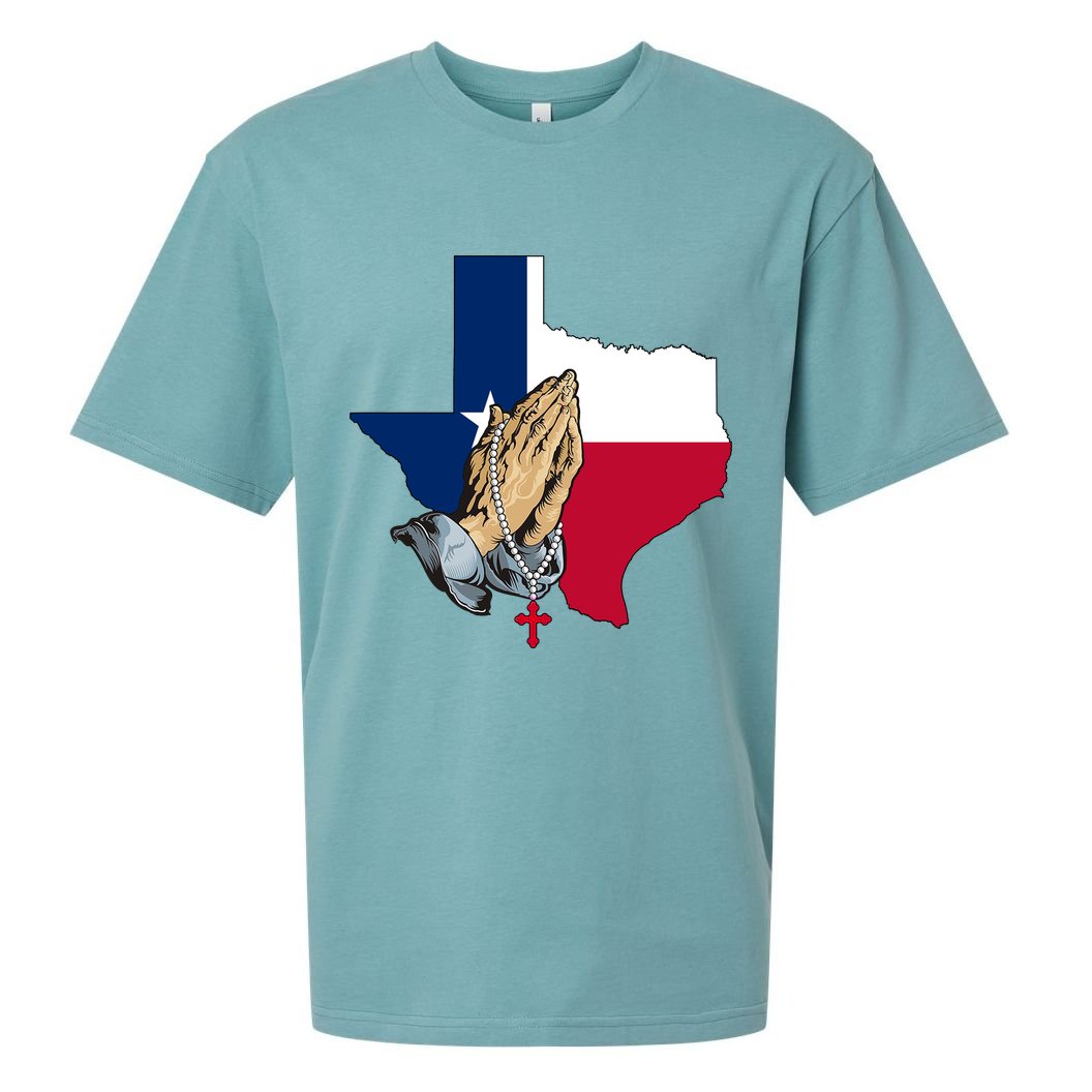 Texas Strong Pray For Uvalde Sueded Cloud Jersey T-Shirt
