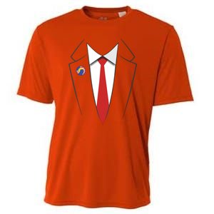 Trump Suit President Funny Cooling Performance Crew T-Shirt