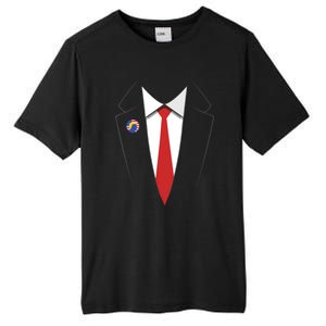 Trump Suit President Funny Tall Fusion ChromaSoft Performance T-Shirt