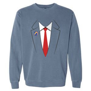 Trump Suit President Funny Garment-Dyed Sweatshirt