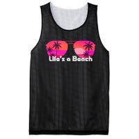 Tropical Sunset Paradise Mesh Reversible Basketball Jersey Tank