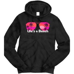 Tropical Sunset Paradise Tie Dye Hoodie