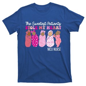 The Sweetest Patients Stole My Heart Nicu Nurse Valentine Funny Gift T-Shirt