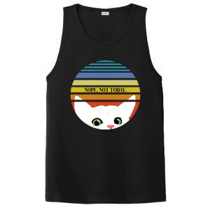 The Sneaky Peeky Cat Nope Not Today Gift PosiCharge Competitor Tank