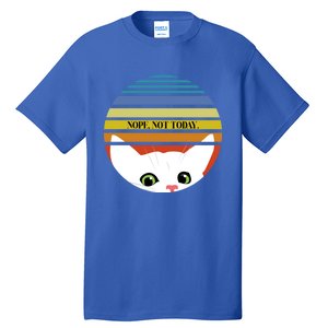 The Sneaky Peeky Cat Nope Not Today Gift Tall T-Shirt