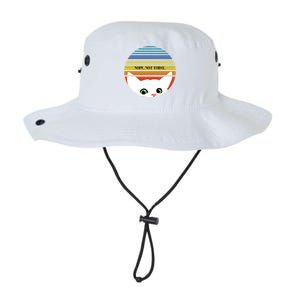 The Sneaky Peeky Cat Nope Not Today Gift Legacy Cool Fit Booney Bucket Hat