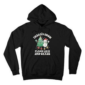 There’s Snow Place Like 2nd Grade Merry Teacher Xmas Snowman Hoodie