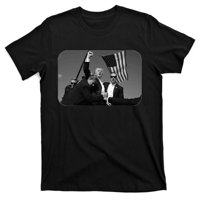 Trump Shot Pennsylvania 14th July Rally Shot Legend Usa 2024 T-Shirt