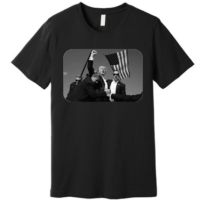 Trump Shot Pennsylvania 14th July Rally Shot Legend Usa 2024 Premium T-Shirt