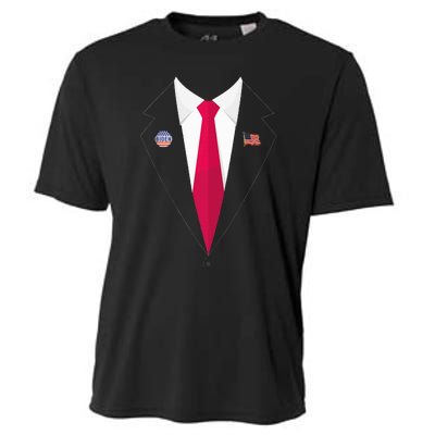 Tuxedo Suit Presidents Day Gift Joe Biden Pin Costume 2020 Cooling Performance Crew T-Shirt