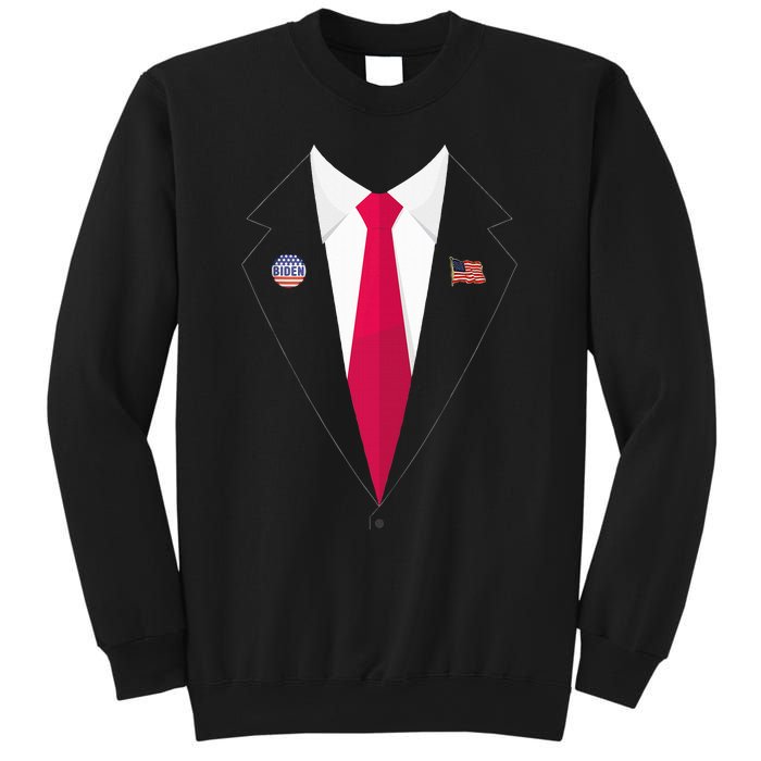 Tuxedo Suit Presidents Day Gift Joe Biden Pin Costume 2020 Sweatshirt