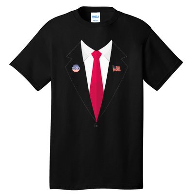 Tuxedo Suit Presidents Day Gift Joe Biden Pin Costume 2020 Tall T-Shirt