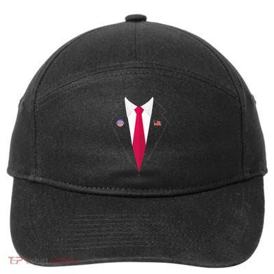 Tuxedo Suit Presidents Day Gift Joe Biden Pin Costume 2020 7-Panel Snapback Hat