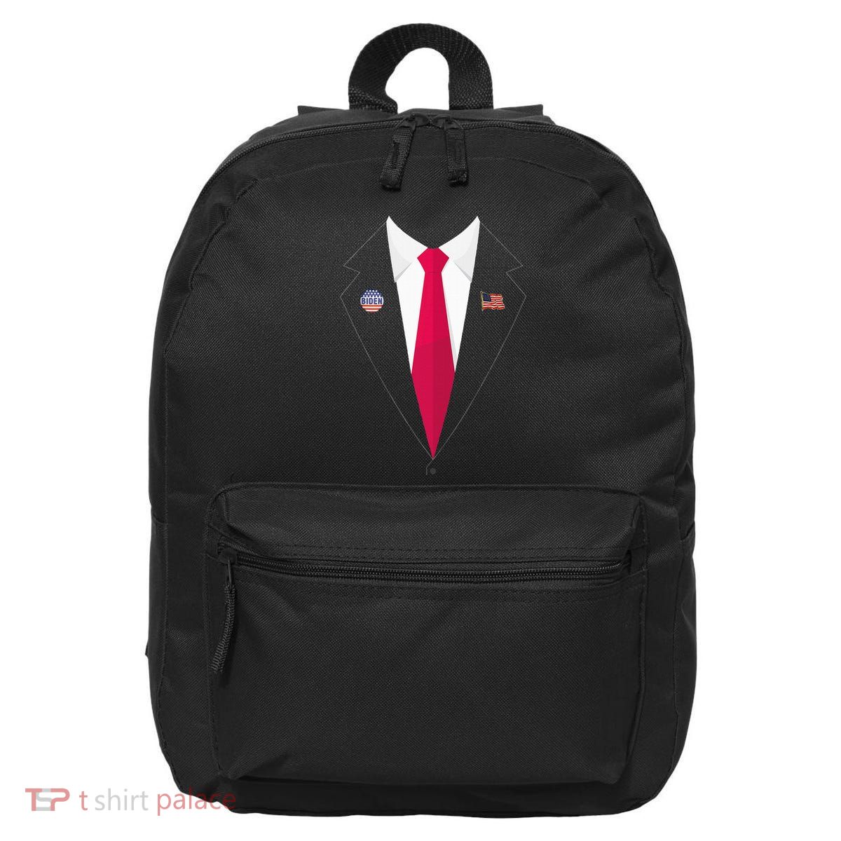 Tuxedo Suit Presidents Day Gift Joe Biden Pin Costume 2020 16 in Basic Backpack