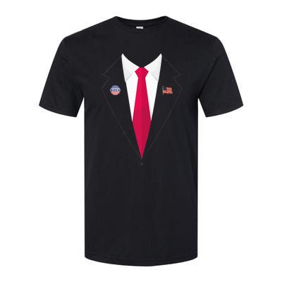 Tuxedo Suit Presidents Day Gift Joe Biden Pin Costume 2020 Softstyle® CVC T-Shirt