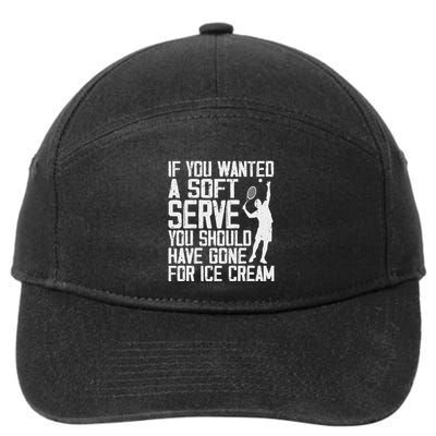 Tennis Sport Player Joke For Tennis Lover Coach 7-Panel Snapback Hat