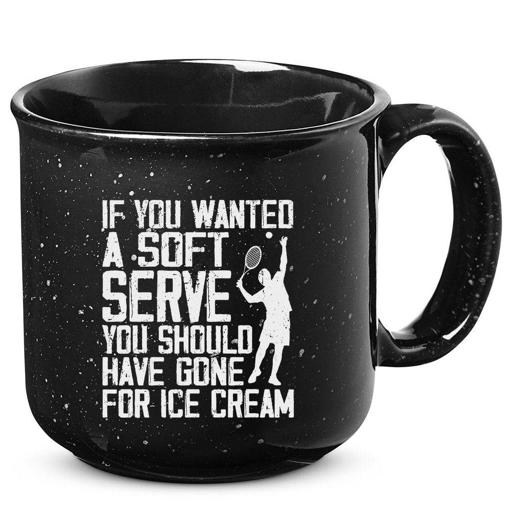 Tennis Sport Player Joke For Tennis Lover Coach 15oz Campfire Ceramic Mug