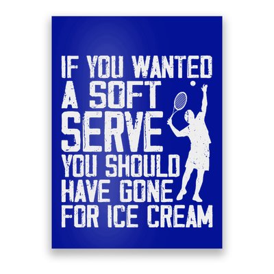 Tennis Sport Player Joke For Tennis Lover Coach Poster