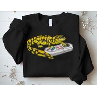 Tiger Salamander Playing Video Game Salamanders Gamers Sweatshirt