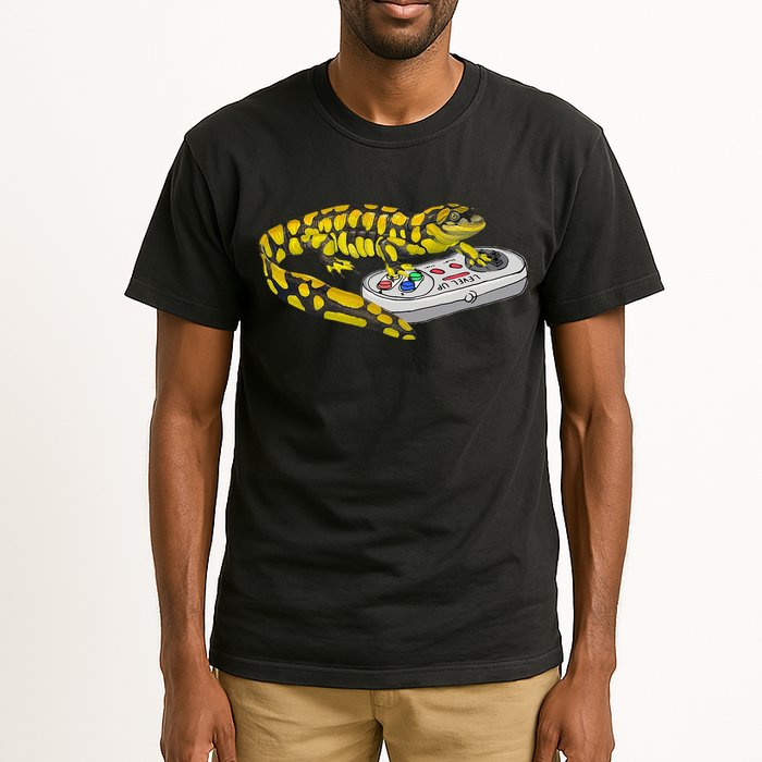 Tiger Salamander Playing Video Game Salamanders Gamers Tall T-Shirt