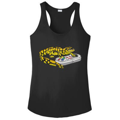 Tiger Salamander Playing Video Game Salamanders Gamers Ladies PosiCharge Competitor Racerback Tank
