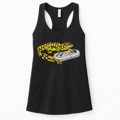 Tiger Salamander Playing Video Game Salamanders Gamers Womens Tank Top