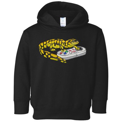 Tiger Salamander Playing Video Game Salamanders Gamers Toddler Hoodie