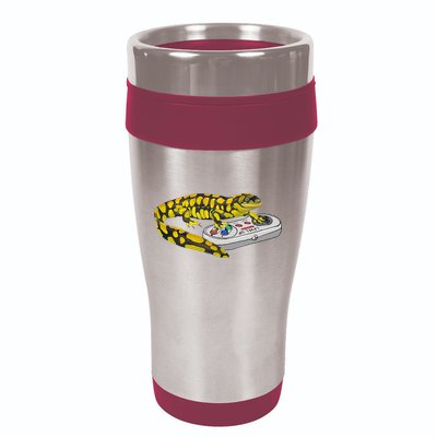 Tiger Salamander Playing Video Game Salamanders Gamers 16oz Travel Tumbler
