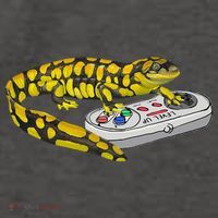 Tiger Salamander Playing Video Game Salamanders Gamers Vector Backpack