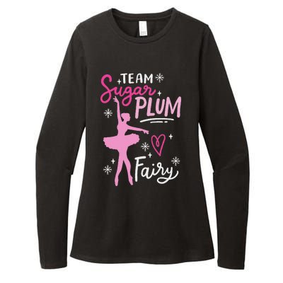 Team Sugar Plum Fairy Nutcracker Ballet Dance Christmas Girl Womens CVC Long Sleeve Shirt