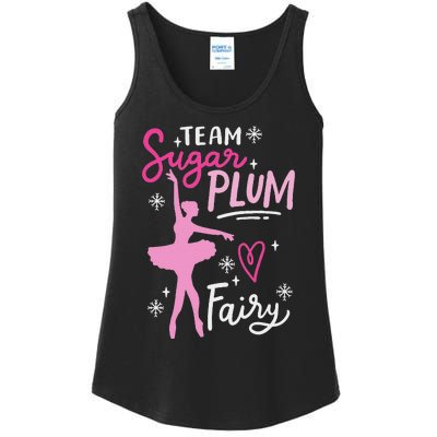 Team Sugar Plum Fairy Nutcracker Ballet Dance Christmas Girl Ladies Essential Tank