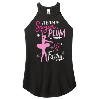 Team Sugar Plum Fairy Nutcracker Ballet Dance Christmas Girl Women's Perfect Tri Rocker Tank